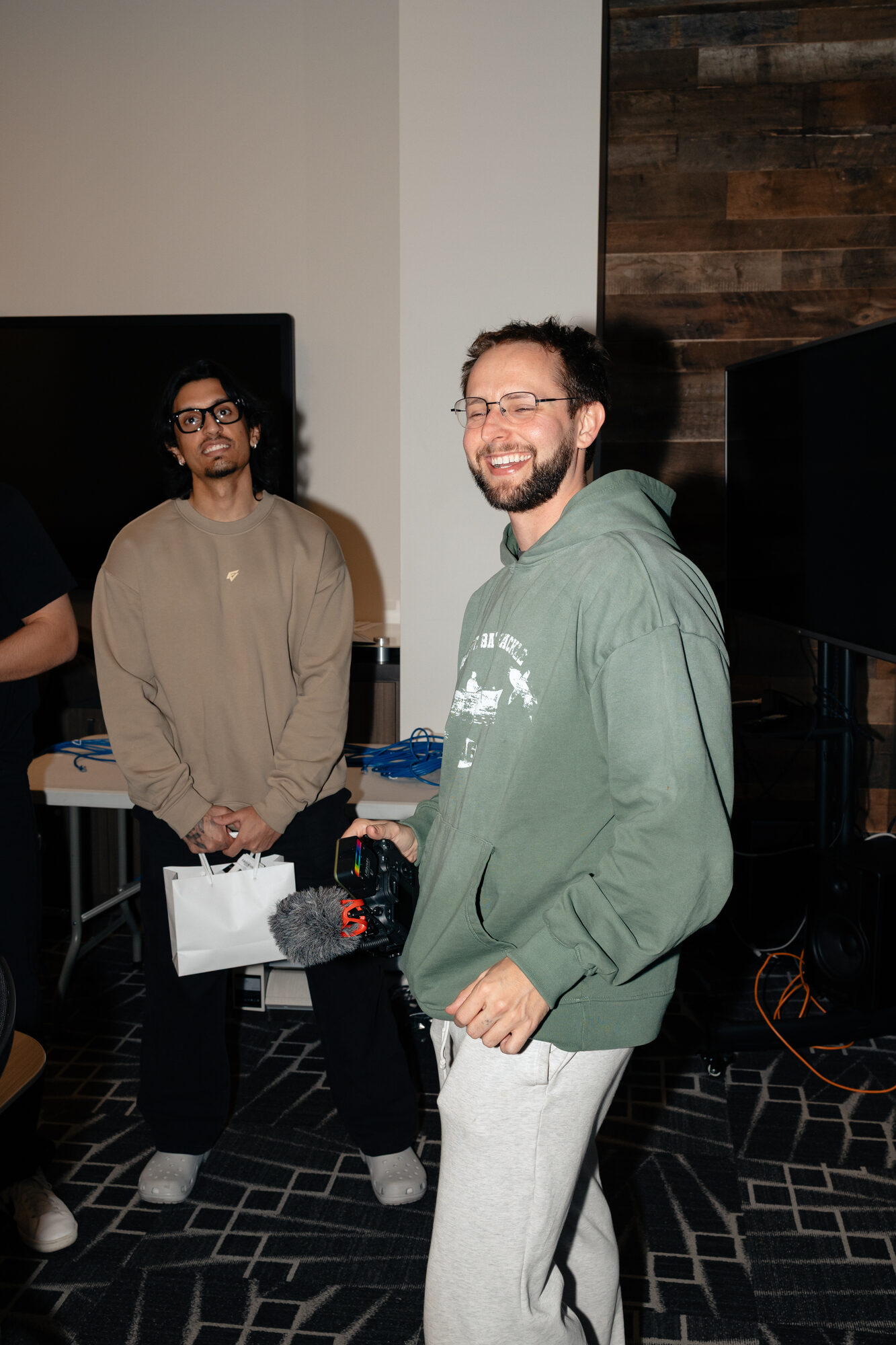 Behind the scenes at a brand event